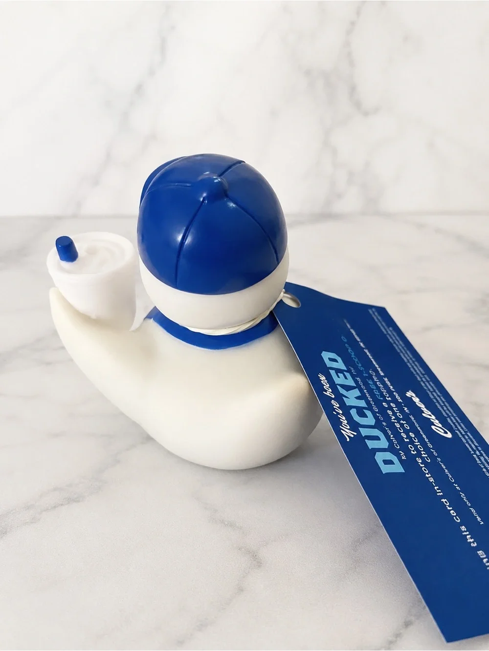 Culver’s “You’ve Been Ducked” Rubber Duck with Tag & Milkshake Accessory